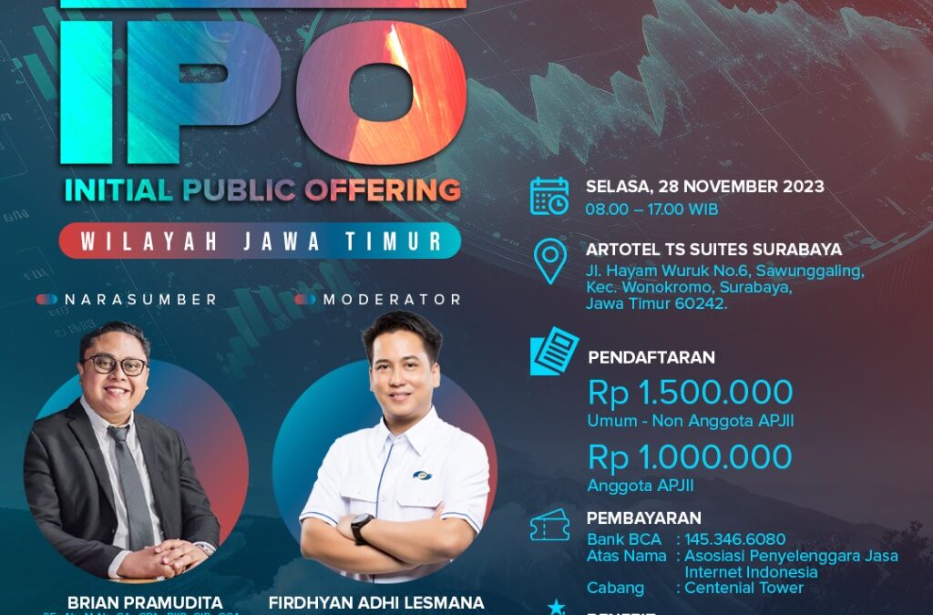 Pelatihan Initial Public Offering (IPO) APJII di Wilayah Jawa Timur