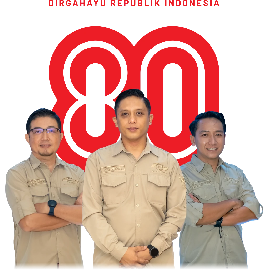 ksb-dirgahayu-ri Ketua, Sekretaris dan Bendahara APJII Jatim periode 2024 - 2028